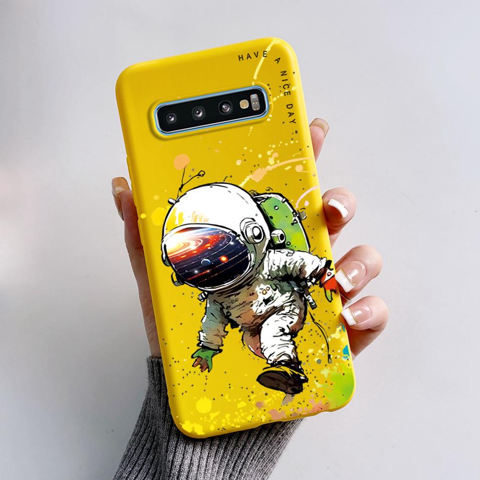 Für Samsung Galaxy S10 Plus Hülle SM-G975F Astronaut Handyhülle Für Samsung S10 S10E SM-G973F SM-G970F S 10 S10Plus S10e Bumper
