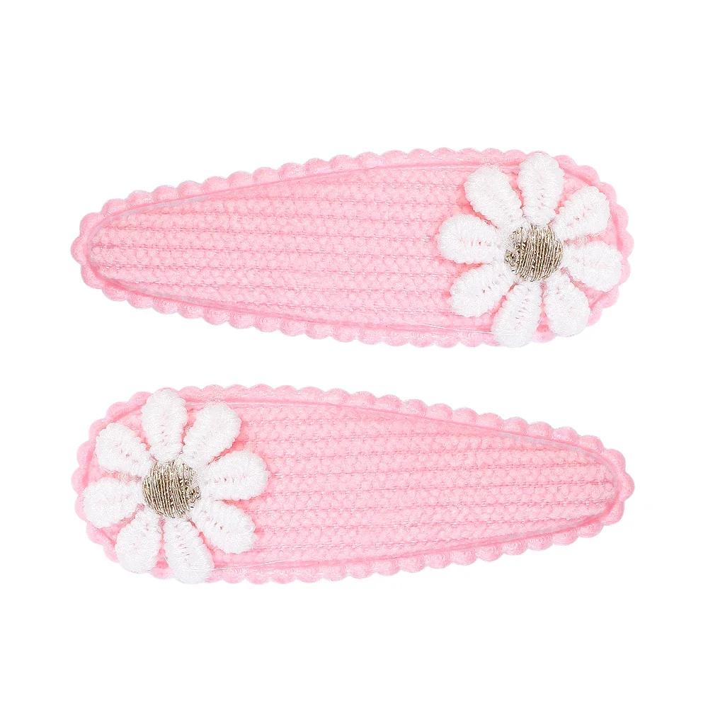 2 Stück Niedliche Baby Mädchen Haarspangen Gänseblümchen Blume Kinder Haarnadeln Prinzessin Haarspange Kind Haarschmuck Frühling Koreanischer Stil Haarklammern