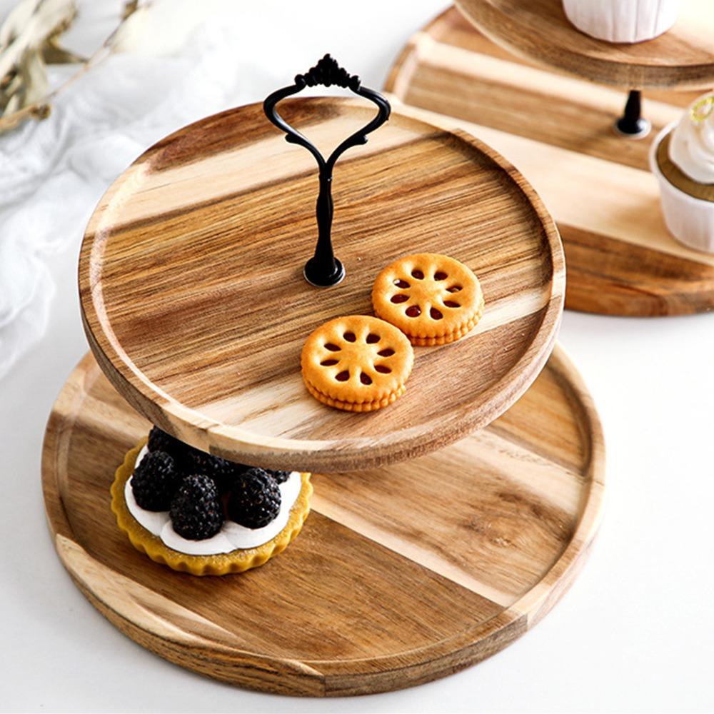 Smooth Serving Tray Detachable Multi Layer Frame Food Platter Elegant Storage Tray  Afternoon Tea