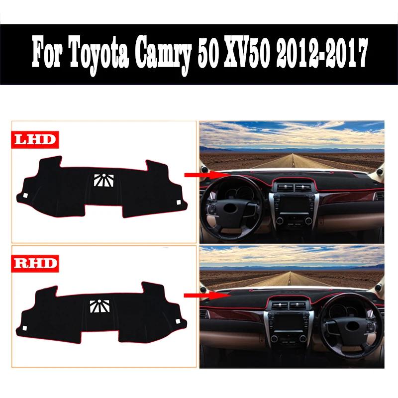 Für Toyota Camry 50 XV50 2012~2017 Auto Mittelkonsole Armaturenbrett Abdeckung Kit Sonnenschutz Anti-UV Pad Sonnenschutz Teppichmatte Zubehör