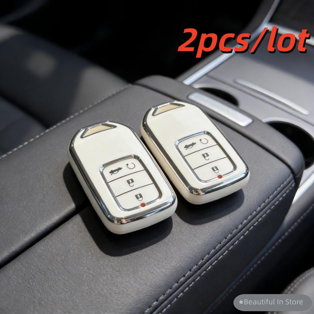 2pcs/lot car key case covers For Ford Mondeo Focus Fusion Fiesta Galaxy Transit 2008 2006 2007 3 Buttons Key FOB Covers