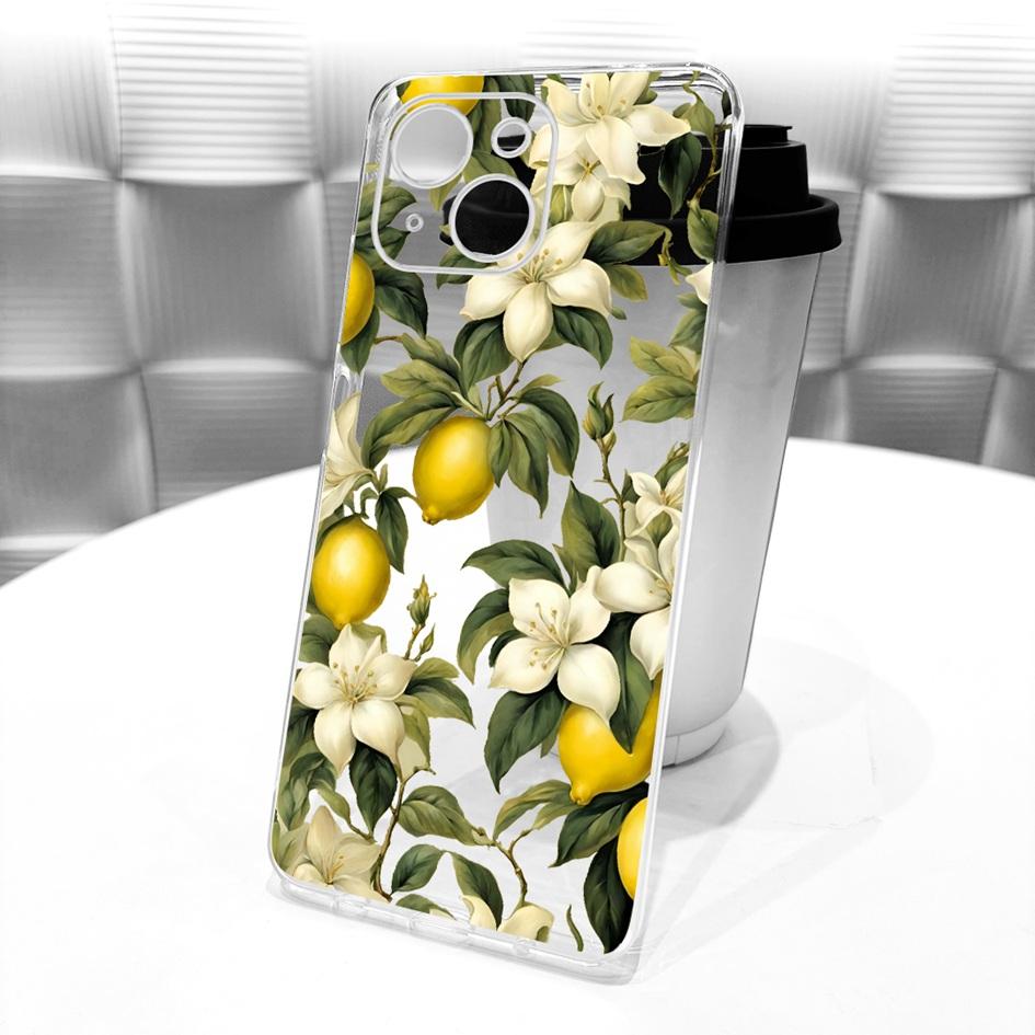 Silicone Case For iPhone 15 Pro Max Cover Stylish Flower Soft TPU Capa Protective Phone Covers For iPhone 15 15Plus 15Pro Bumper