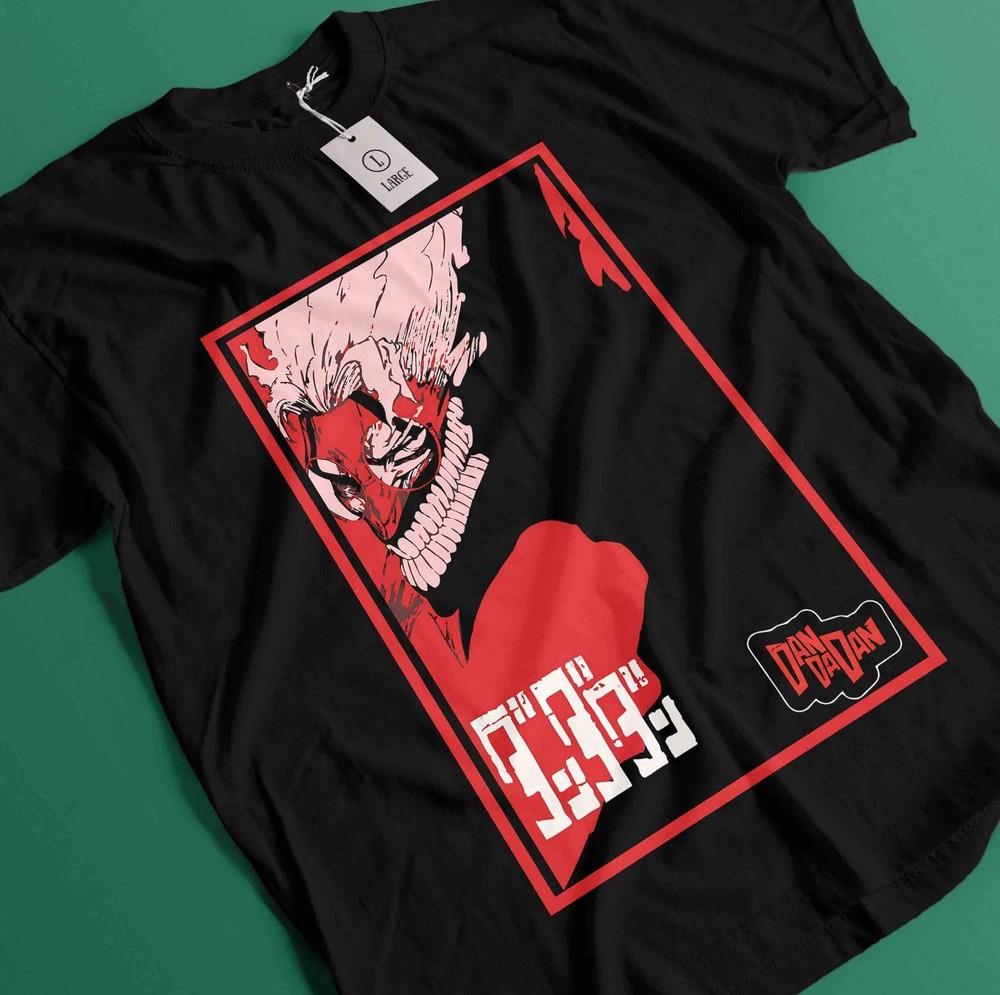 

Футболка Dan Da Dan Футболка Окарун Футболка Момо Аясэ Футболка Кен Футболка Турбо Джин Айра Сэйко L