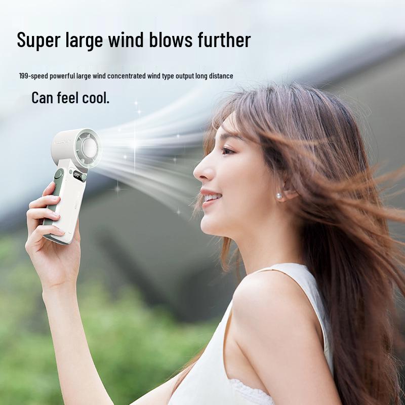 Portable High-Speed Mini Fan with Long Battery Life & Stepless Speed Regulation