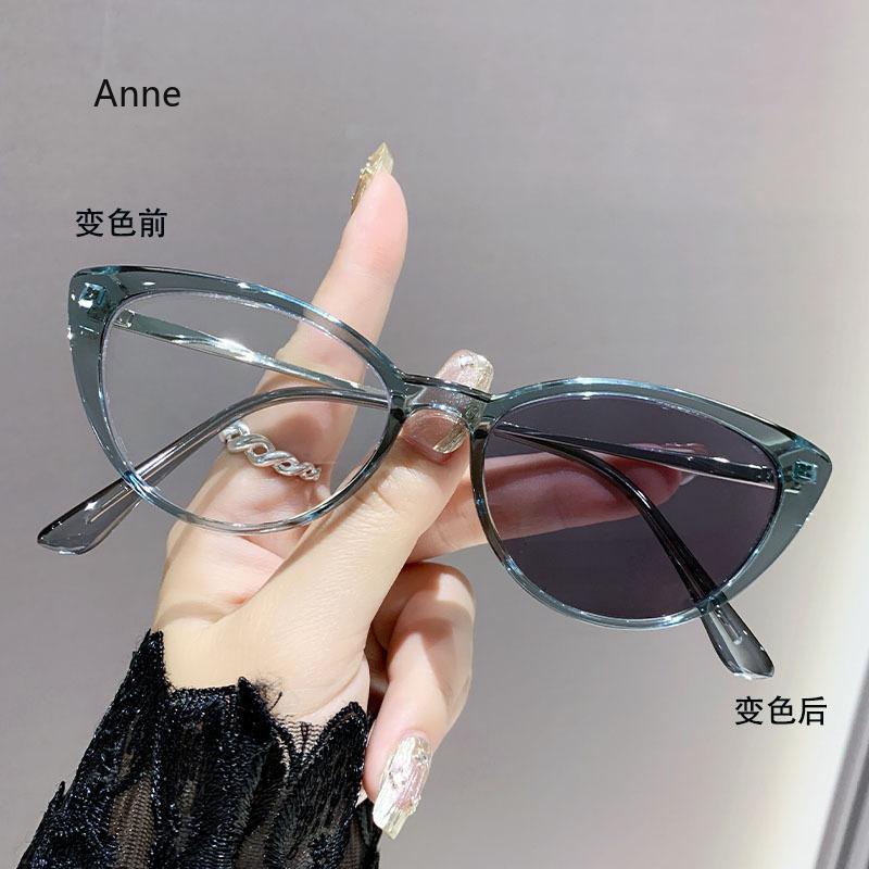 

Женские очки кошачий глаз с фотохромными линзами для близорукости, винтажные мужские очки-хамелеоны для улицы, диоптрии 0-0.5-0.75 0