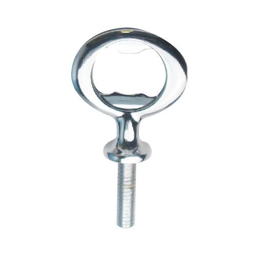 

2Pcs Stainless Steel Flat Bottle Opener Blank Inserts Kit Threaded, Beer Opener Hardware Wood Turning DIY Handmade Project Craft срібний