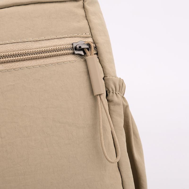 Women's Multi-layer Shoulder Bag Nylon Water-repellent Large Capacity Crossbody Bag Mother Bag