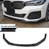 Compatible BMW New 5 Series Front & Rear Lip Kit (525/530Li) - Black Warrior MP Modification Kit.