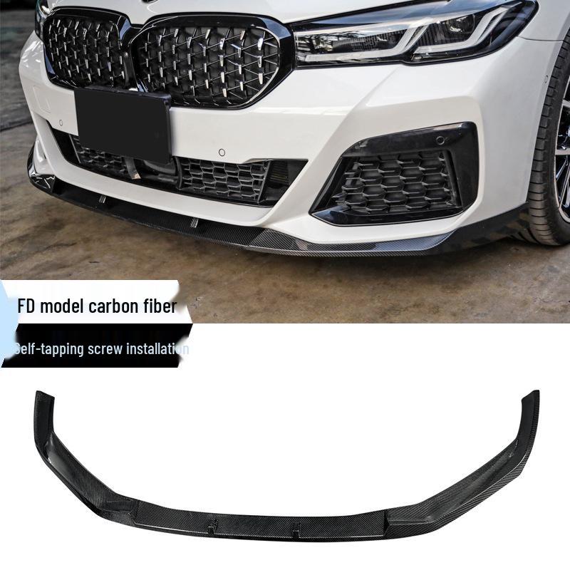 Compatible BMW New 5 Series Front & Rear Lip Kit (525/530Li) - Black Warrior MP Modification Kit.