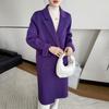 2025 Stylish Mid-Length Double-Sided Wool Coat for Women: Elegant Korean Design, Perfect for Modern Moms