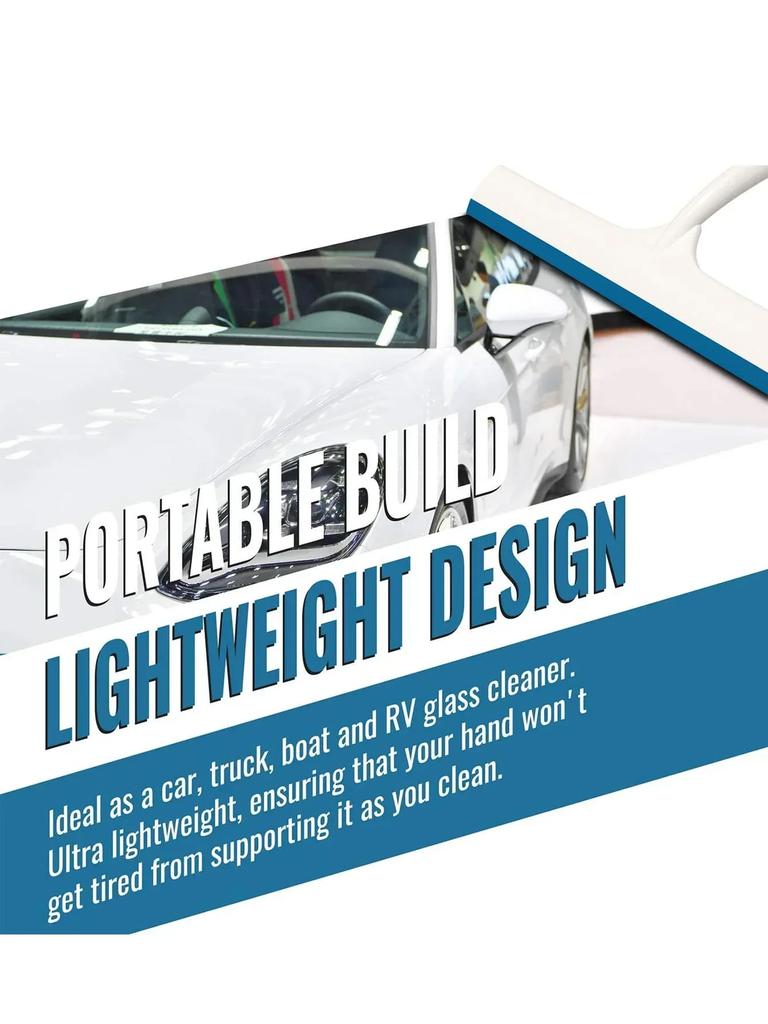 Car Soft Silicone Cleaning Glass Scraper Silicone Car Windshield Cleaning Squeegee For Car Windshield Window Bathroom Kitchen