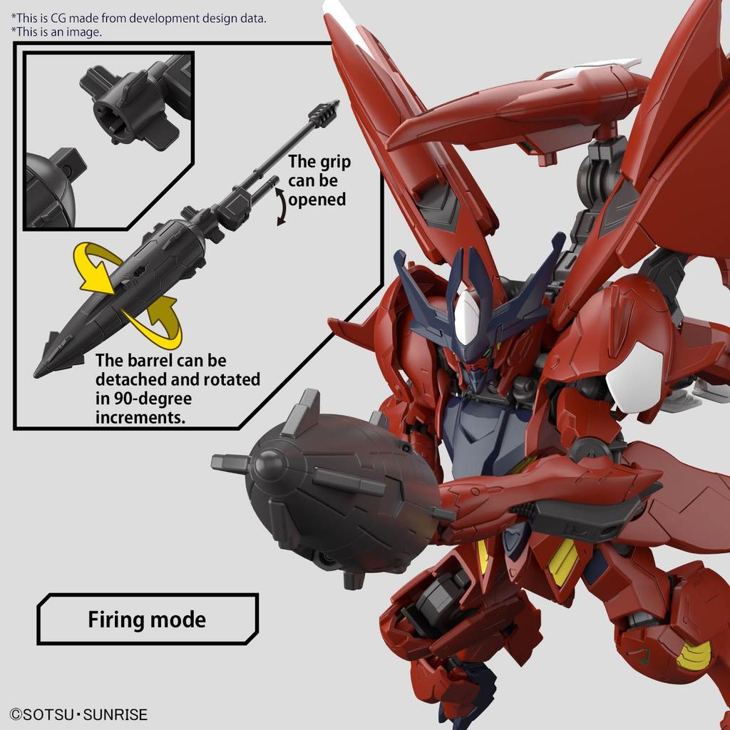 HG Gundam Build Metaverse Gundam Amazing Barbatos Lupus Scale Plastic Model Kit 1/144 Pre-colored