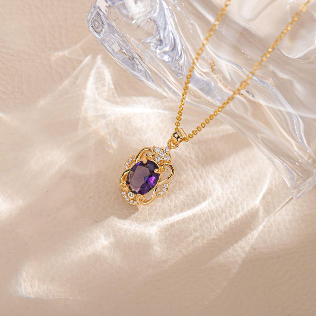 Alloy Diamond Zircon Necklace and Earrings Set with Exotic Style Ornaments