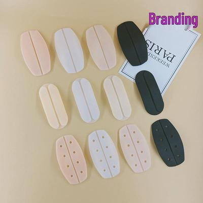 Invisible Anti-Slip Silicone Bra Shoulder Pads with Inserts for Pressure Relief