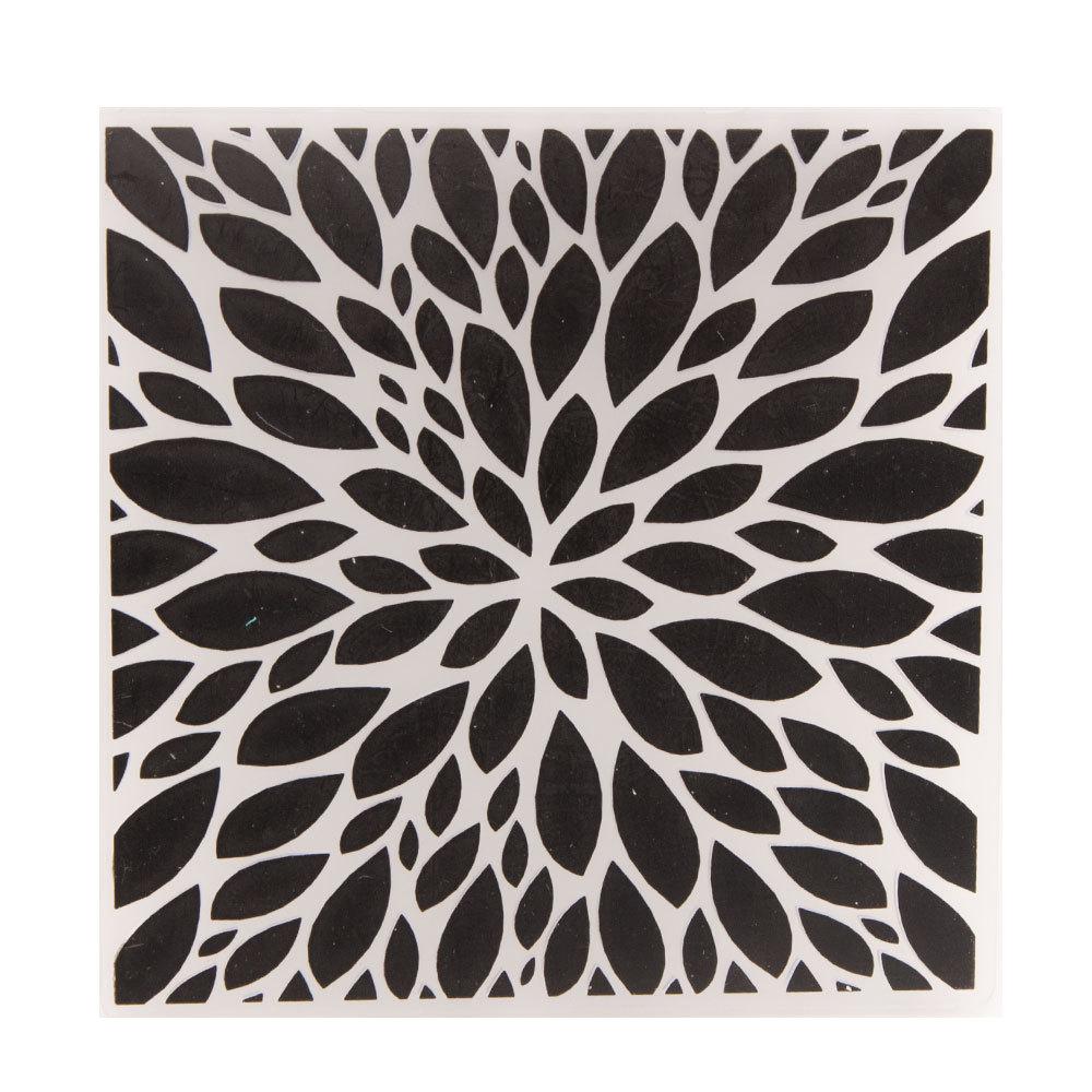 Grid Net Plastic Embossing Folders Template Dies Stencil Bubbles Spot Room Wall Fern Leaf Flower Frame