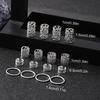 40/80Pcs Hollow Out Hair Ring Dread Locks Hair Braiding Dreadlocks Beads Hair Accessories Metal Cuff Clip Gold Silver Hair Braid
