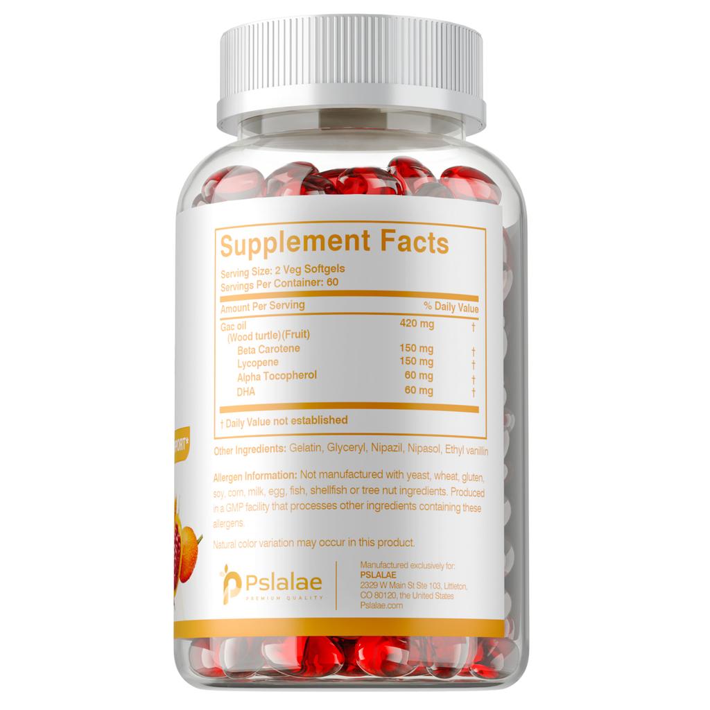 Capsules molles d'huile de bois de pin naturel pur: protection de la vision, soutien gastro-intestinal et réduction du cholestérol.