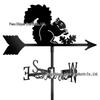 Weather Vane Ornament: Outdoor Wrought Iron Spray-Painted Roof Decoration Metal Craft