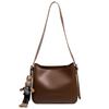 Bags with pendants New versatile women's retro single shoulder underarm fashion wide shoulder strap messenger bag