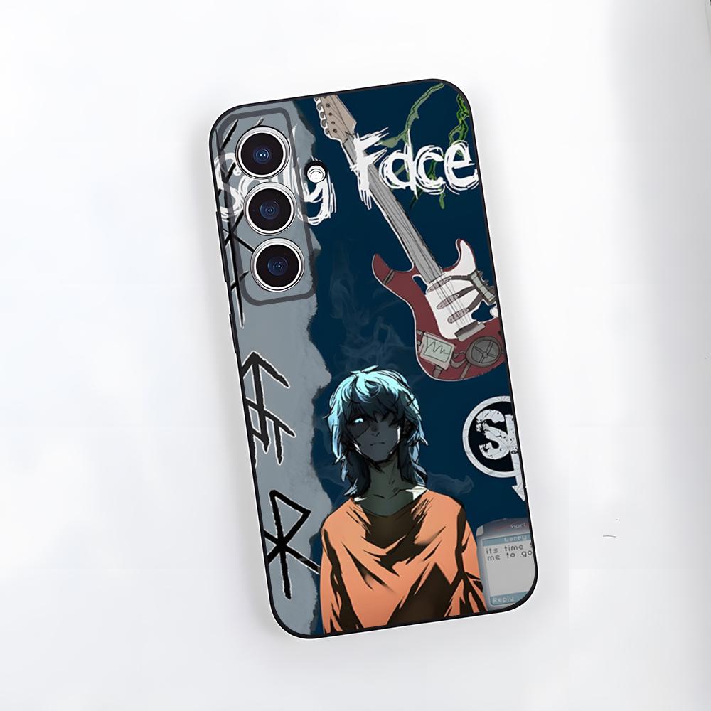 

S-Sally Face Phone Case For Samsung A25 A13 A33 5G A54 A36 A35 A56 A52 A14 Shockproof Soft Cover Samsung A34