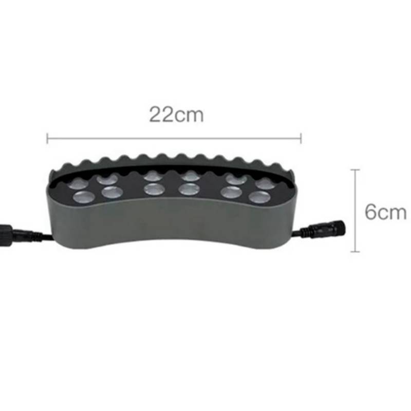 Led Outdoor Waterproof Round Cast Aluminum Tree Uplight With Power For Garden Landscape Decor Warm
