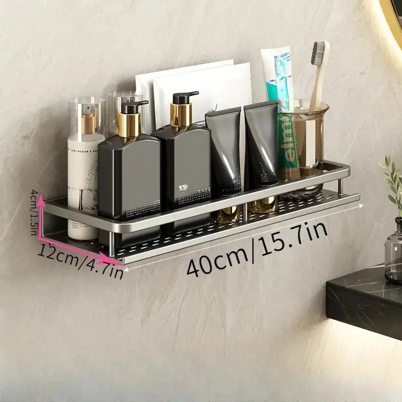 

Gun Gray Bathroom Storage Rack Towel Rack Storage, Cosmetic Stle, подходит для хранения предметов в ванной комнате, акриловая полка, держатель для мыла