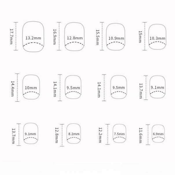 24pcs Short Square Press-On Nail Set, Minimalist False Nails, Elegant Nail Art Decorations,Fake Nails, Nail Art Supplies