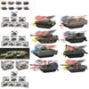 8pcs 172 4d Assemble Tank Heavy Weapons Armor Plastic Model Us  Germany Kits
