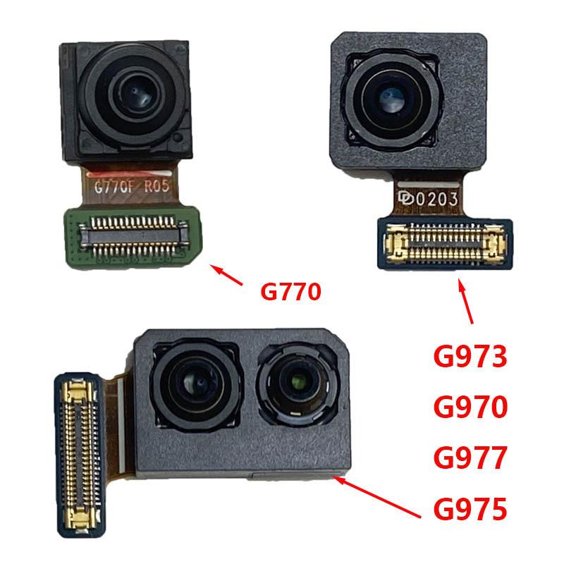 for Samsung Galaxy S10E G970F G970U S10 G973F G973U Plus G975F G975U Lite G770F 5G G977B Front Facing Selfie Camera Flex Cable