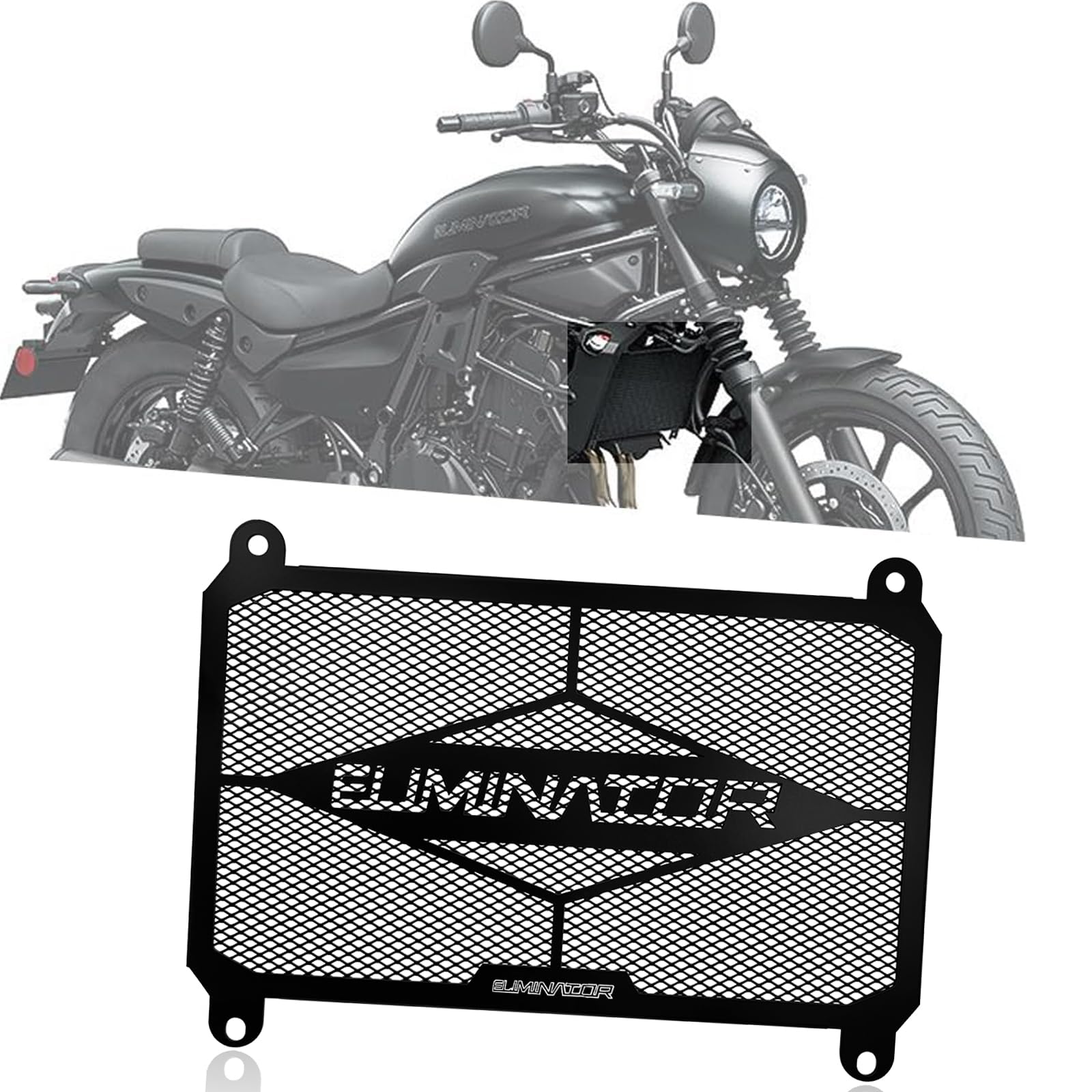 

ДЛЯ Eliminator Eliminator Eliminator SE Eliminator SE 400 450 500 SE E400 E450 E500 Аксессуары для защиты радиатора Крышка защиты радиаторной решетки 2023-2024