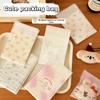 50Pcs Cute Cartoon Resealable Bags Self Adhesive Creative Cookie Bags Small Candy Bags Snack Bags  Gift Packaging Bag