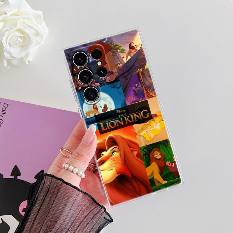 The Lion King Disney Transparent Case For Samsung Galaxy S26 S25 Ultra S24 S22 S26 Plus S20 S23 S21 S25 FE S24 5G Clear Cover