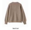 Women's Color-Block Cashmere Sweater: Round Neck, Drop Shoulder Pullover for Autumn/Winter - Thick, Loose, Casual Knitwear