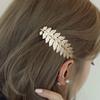 Wedding Hair Accessories Leaf Hair Clips for Women Fashion Crystal Bride Headdress Hairpin Crystal Hair Combs Girls Jewelry Gift