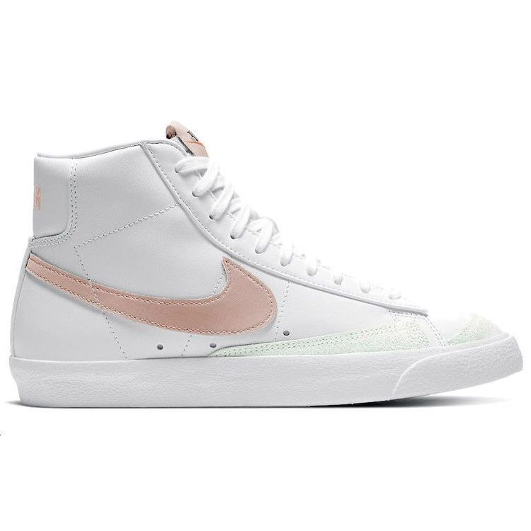 Nike Kadın Blazer Mid 77 Vintage Beyaz Pembe Oxford Kadın Spor Ayakkabı Siyah Summit-White CZ1055-118