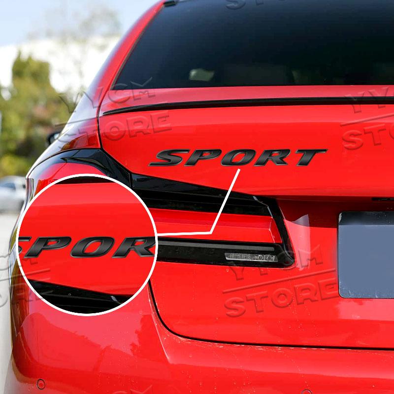 For Sport Metal Emblem Civic Typer Accord CRV Vezel HRV Stepwgn Odyssey Jazz Fit 3D Decals Sticker Rear Trunk Badge Logo
