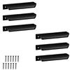 Modern Edge Furniture Handle Aluminum Matte Black 116 Mm 4 Pieces