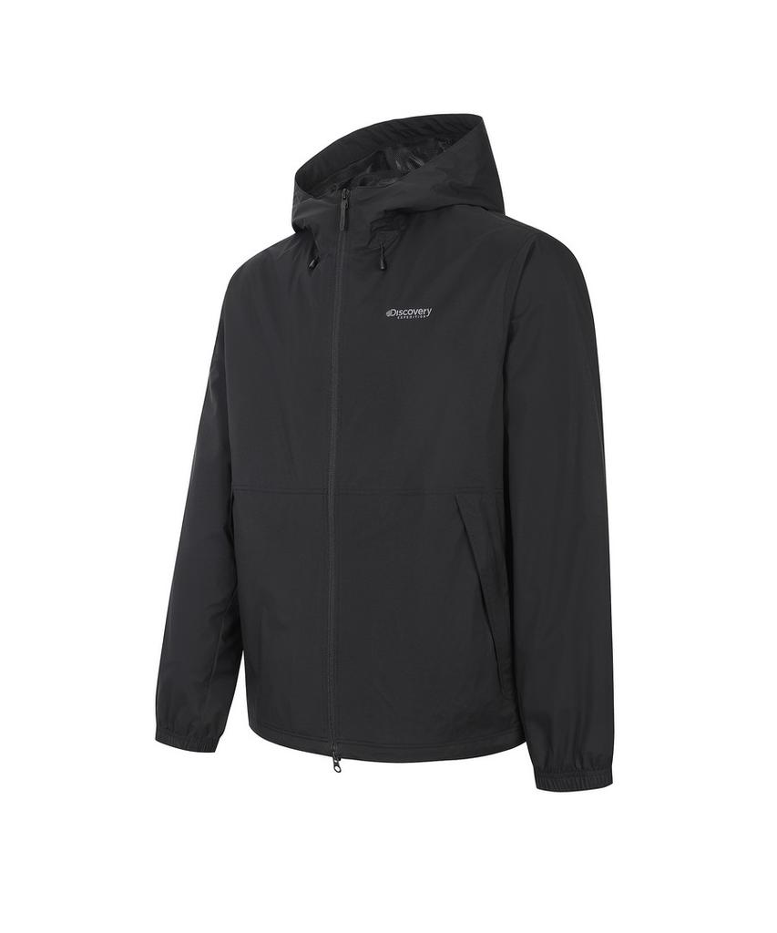 Discovery Expedition Men'S Functional 2L Woven Training Hooded Jacket (Black)