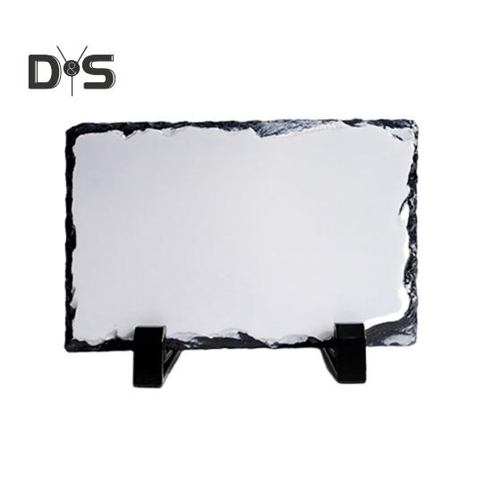 

Сублимационный сланец термоперенос каменная фоторамка с подставкой для дисплея термоперенос самодельный сублимационный сланец для машины теплового пресса A