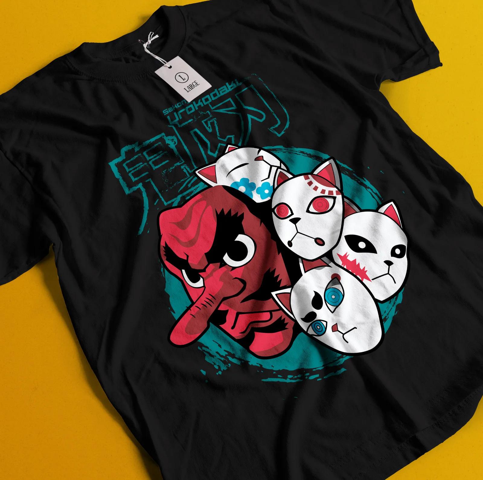 Demon Slayer Shirt Tanjiro Tshirt Nezuko TShirt Muzan Doma Tee Inosuke Zenitsu S