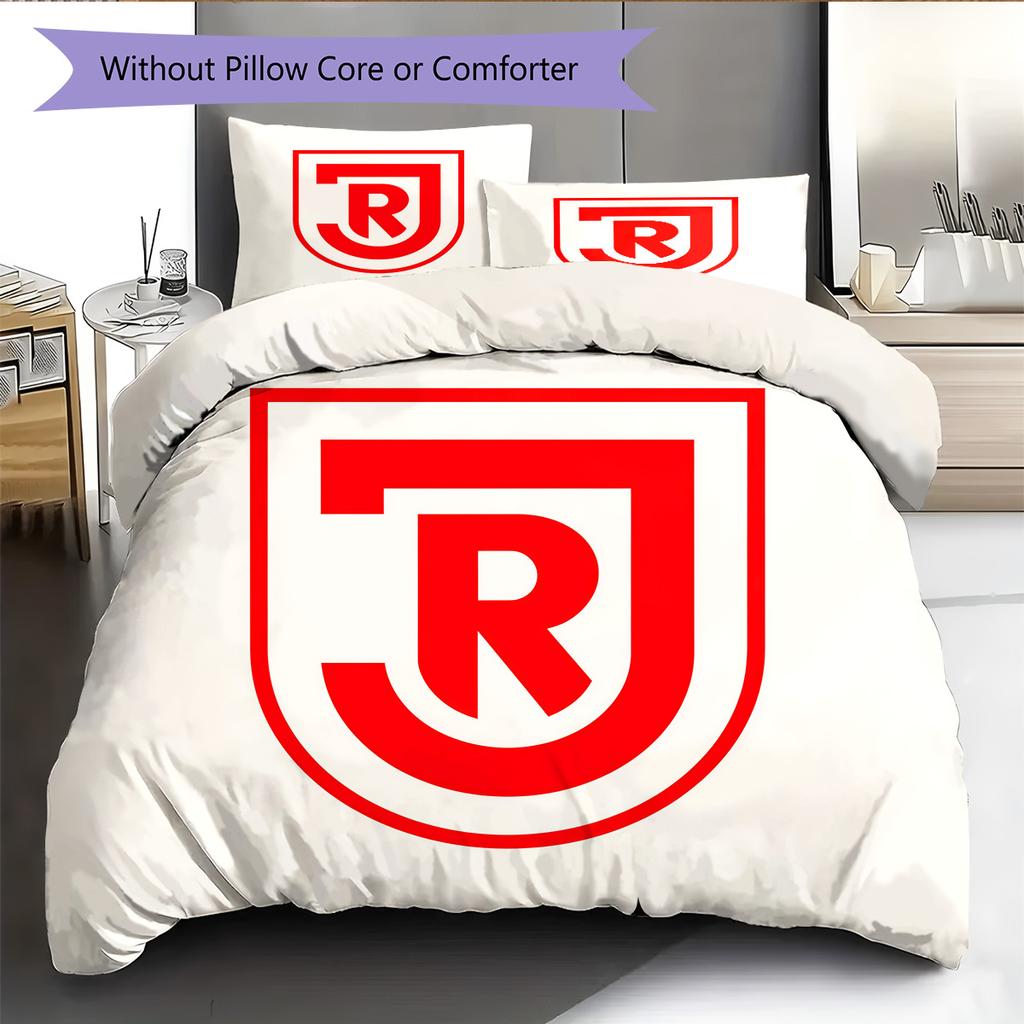 SSV Jahn Regensburg Pattern Bedding Quilt Set  Home Decoration  Gift (1 * duvet cover + 2 * pillowcase  without core)