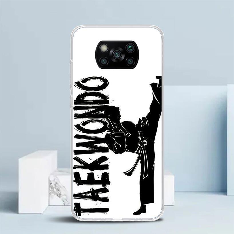 Kungfu Taekwondo Phone Case For Xiaomi Poco F7 Ultra X5 X6 X7 Pro M7 Redmi 15C 15 13C 13 12C 12 10C 10 10A 9 9C 9A 9T Cover Poco