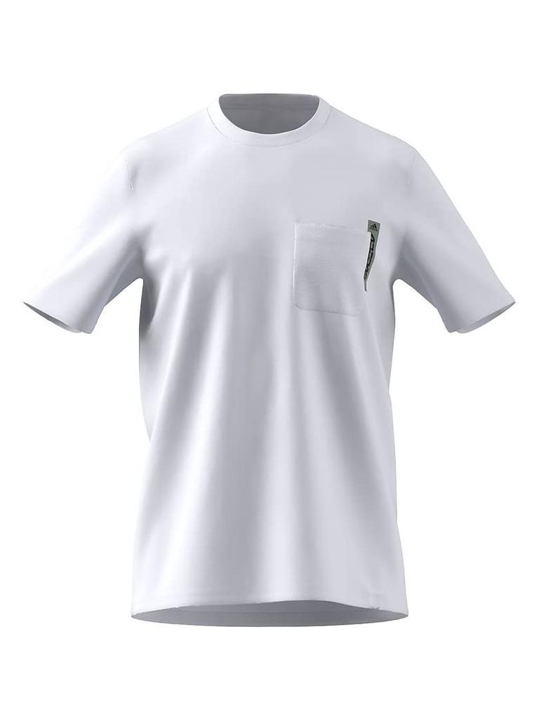 Adidas City Escape Graphic Pocket Short Sleeve ENC41 White Medium T-Shirt Men's (H49665)