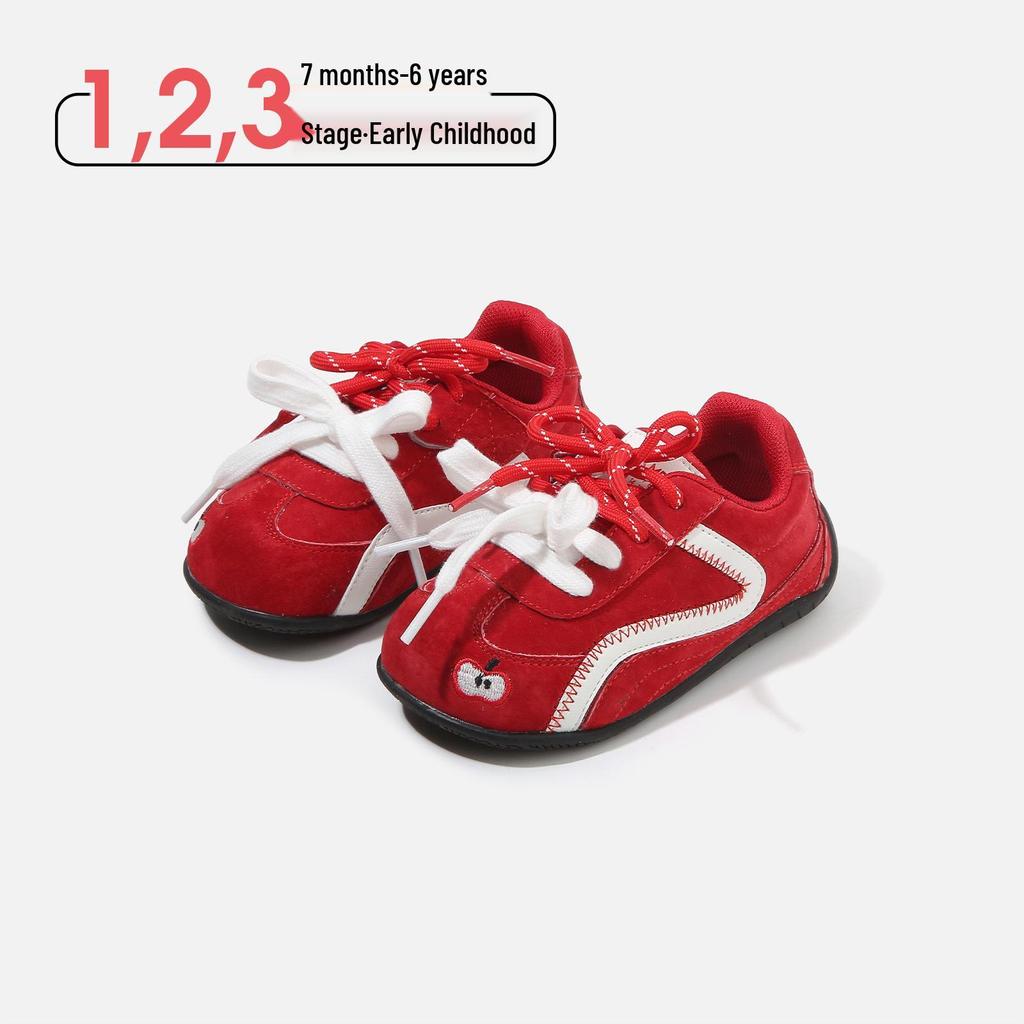 Baby Girl Princess Bow Shoes: Soft Sole Non-Slip Toddler Sneakers for Spring