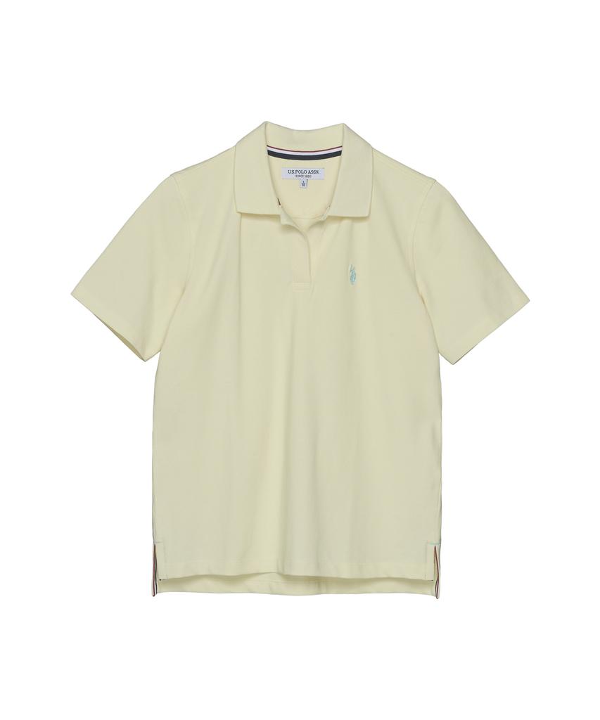 USPOLOASSN Short Sleeve Polo Shirt_Lemon Yellow
