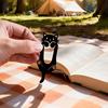 Kreativer Acryl-Lesezeichen-Clip Cartoon-Tier-Lesezeichen-Clip Niedlicher Seitenmarkierer für Lesejournaling Lesezeichen