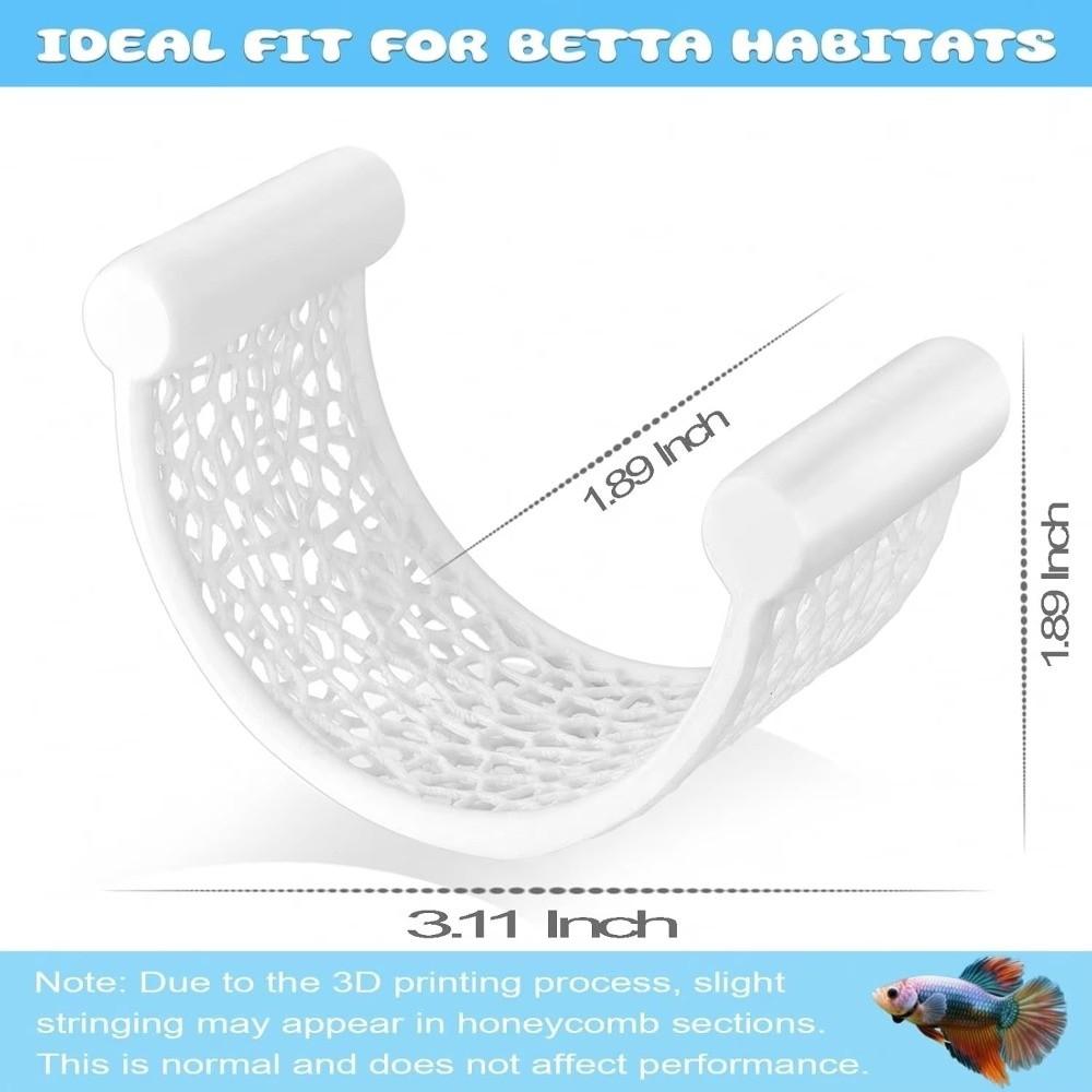 3D Printing Floating Fish Betta Hammock Floating Design Low Flow Tanks Aquarium Resting Platforms Fish Accessories