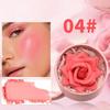 Jednobarevná 3D okvětní lístek květiny tvářenka rozjasňovač perleťový highloss rozjasnění obličeje kontura rouge třpytivý makeup dárek