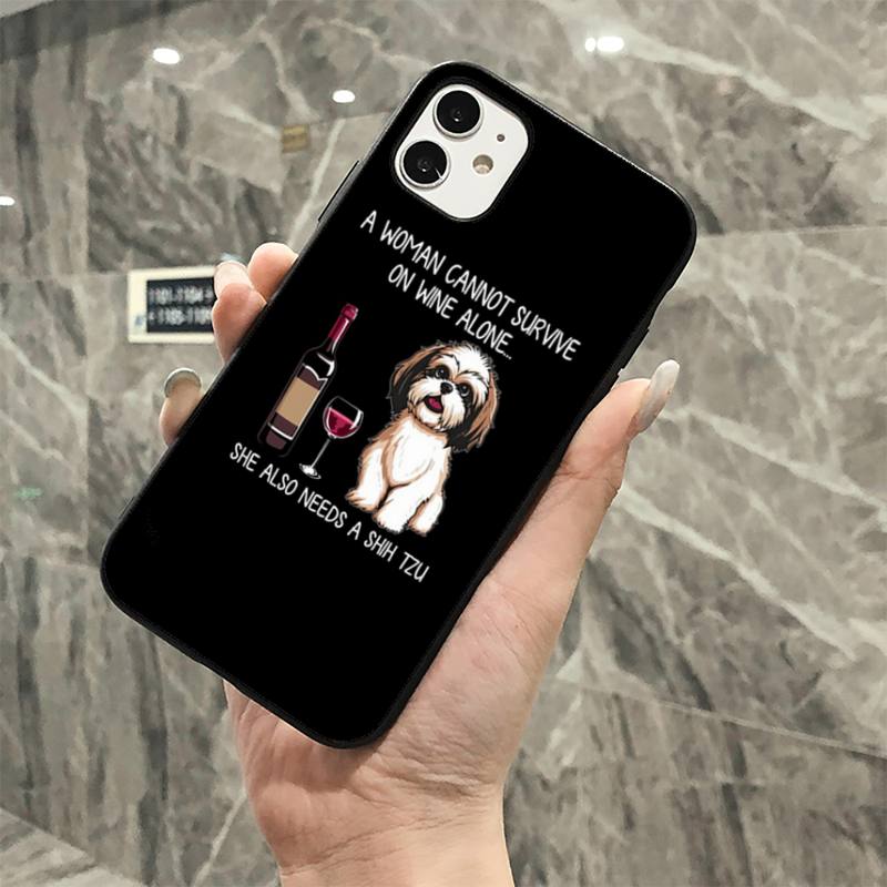 

Чехол для телефона MaiYaCa с изображением собаки Ши-тцу для iPhone 13 11 12 pro XS MAX 8 7 6 6S Plus X 5S SE 2020 XR iphone 6 6s