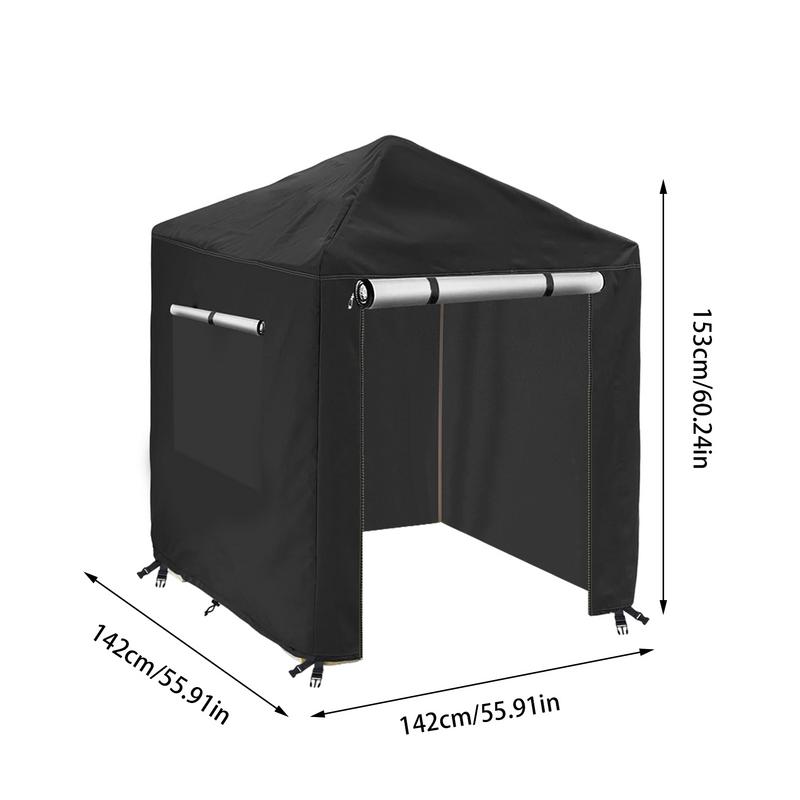 Outdoor Playhouse Cover Waterproof And Sun-Resistant Cover All-Weather Protector 420D Oxford Fabric Cover For Garden Cottage